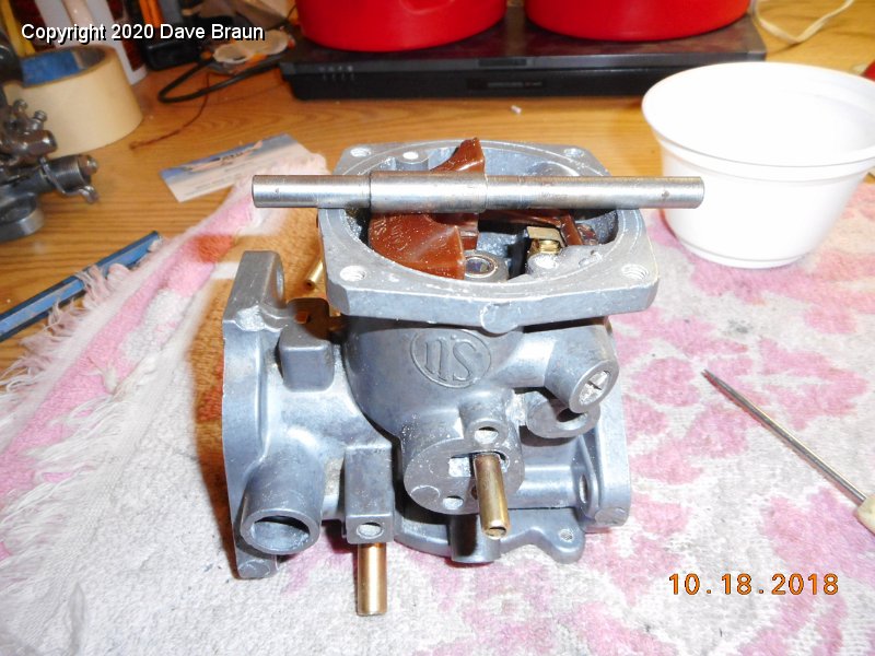 SU Carburetor Restorations MGB HIF4 1810 Disassembly DSCN1142